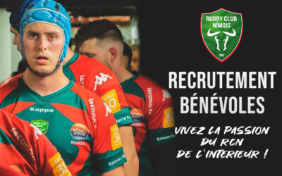 REJOIGNEZ L’ÉQUIPE DU RUGBY CLUB NÎMOIS : DEVENEZ BÉNÉVOLE !