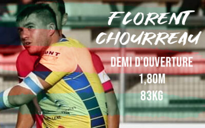 Recrue – Florent Chourreau « Un vrai demi d’ouverture de métier »